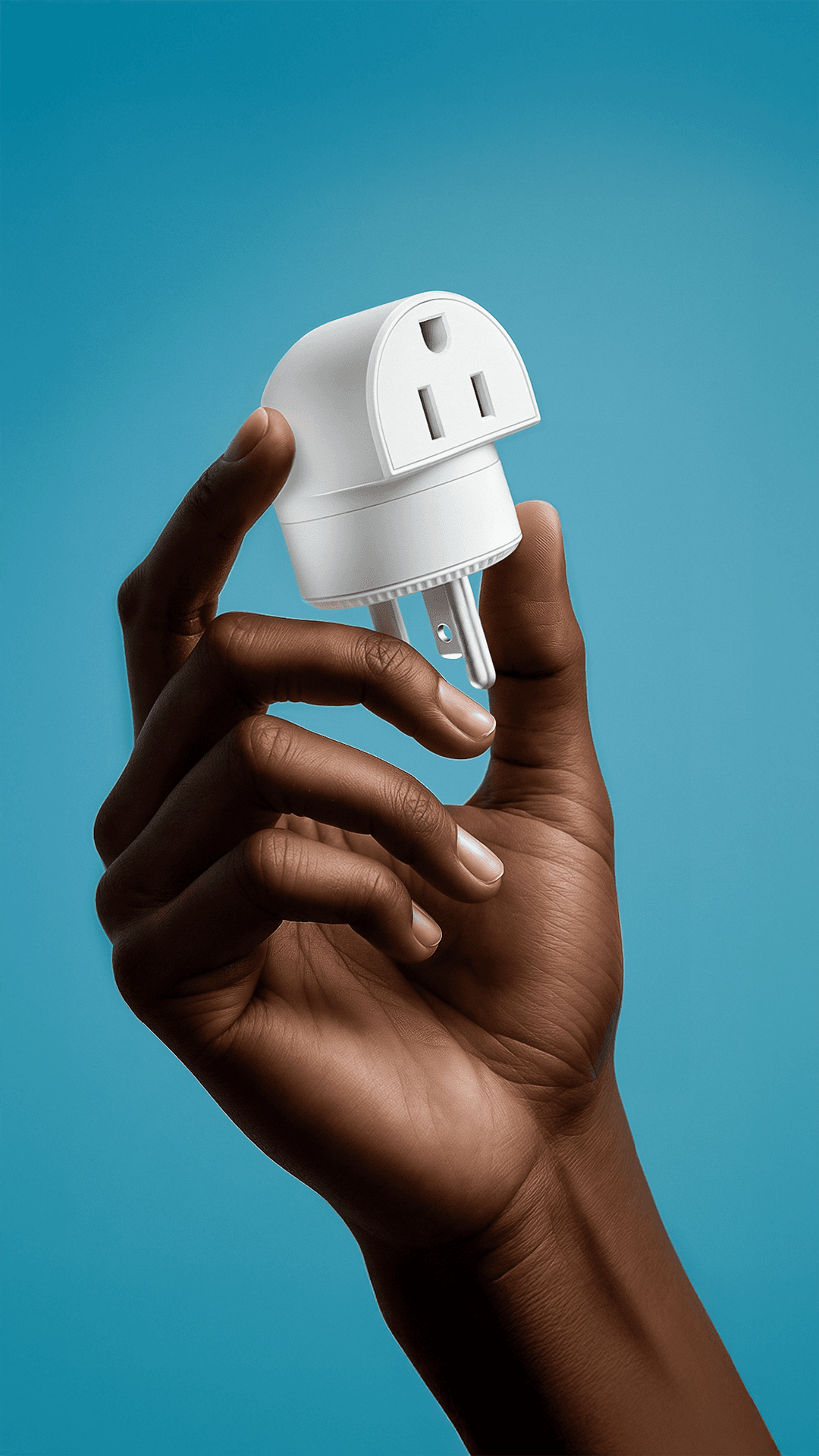 Magnetic Plug sostenido en una mano